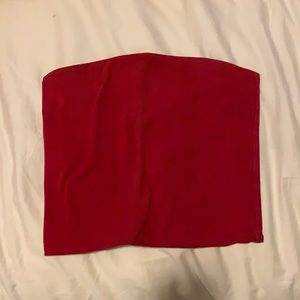 Brandy Melville Red Tubetop
